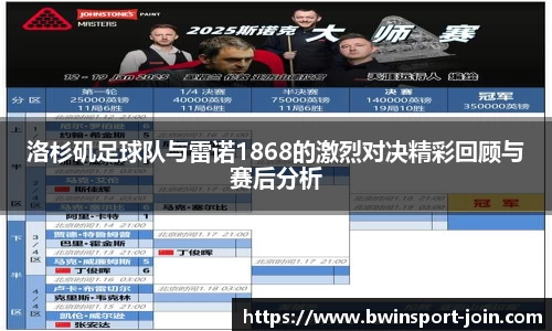 洛杉矶足球队与雷诺1868的激烈对决精彩回顾与赛后分析